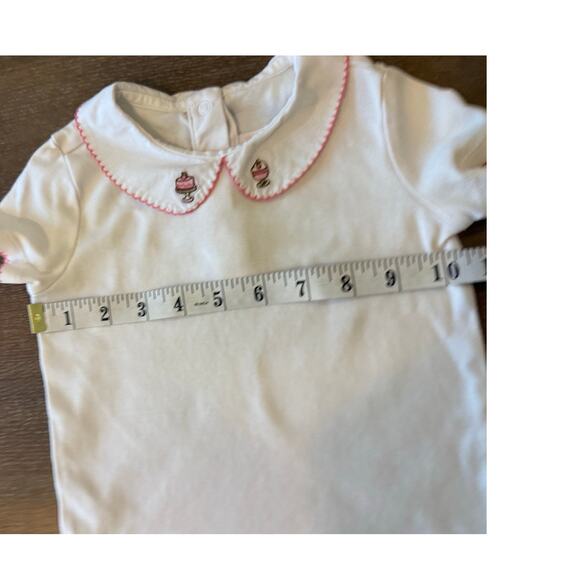 JANIE and JACK Cake Ice Cream Embroidered Top Shirt Infant size 18-24 months - Picture 5 of 6